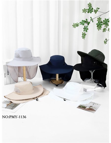 Sombrero antimosquitos de ala ancha con malla