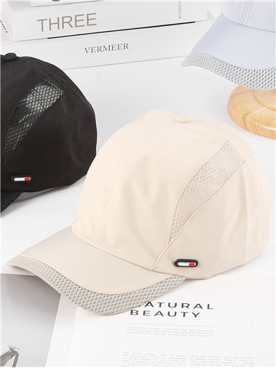 Gorra visera ligera de rejilla transpirable