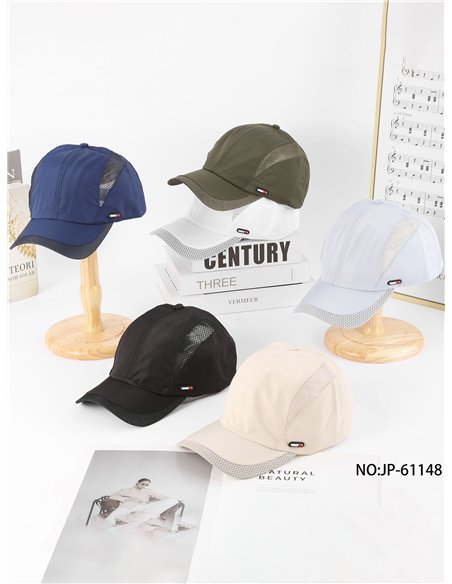 Gorra visera ligera de rejilla transpirable