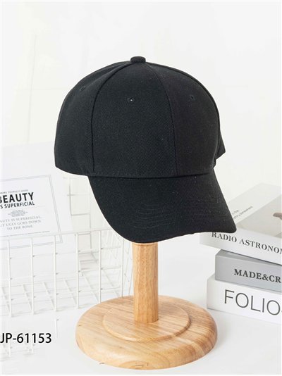 Gorra visera negra clásica 2