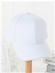 Clean white baseball cap