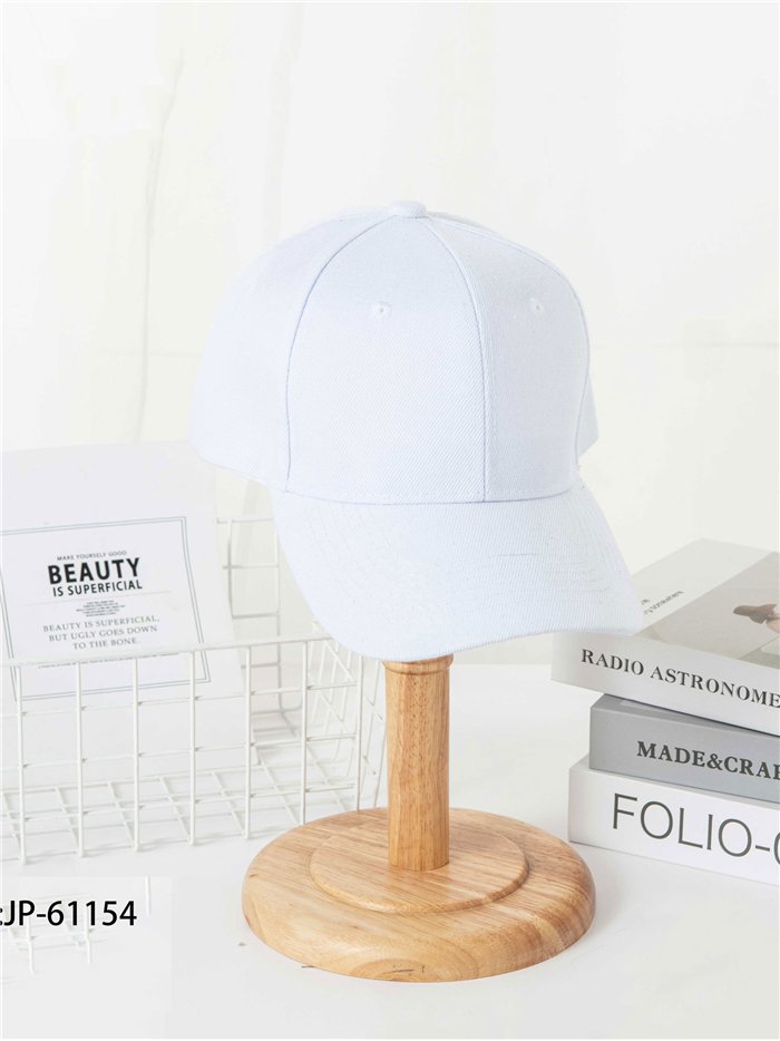 Clean white baseball cap