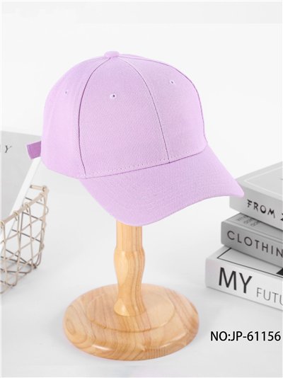 Gorra visera lila suave 2