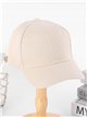 Gorra visera beige neutra