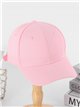Gorra visera rosa pastel