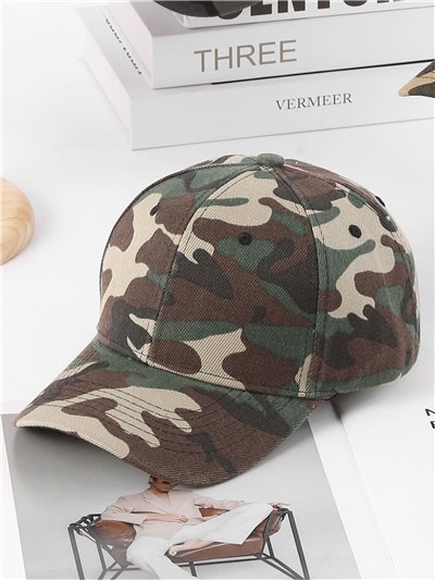 Gorra visera camuflaje