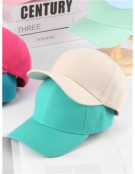 Gorra visera pastel