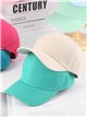 Gorra visera pastel