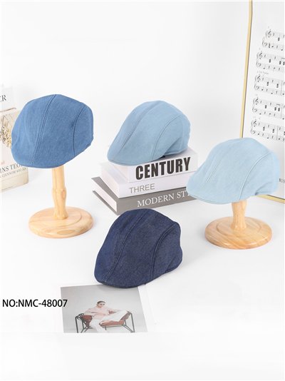 Gorra plana denim 2