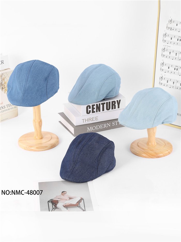 Gorra plana denim