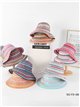 Gorro bucket multicolor de rayas