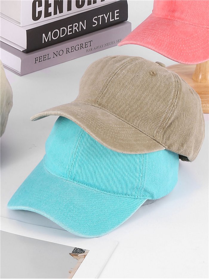 Washed baseball cap