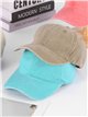 Washed baseball cap