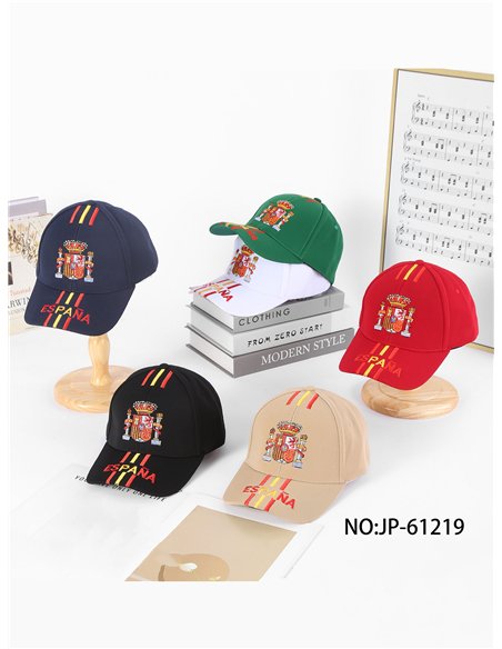 Berretto con visiera della Spagna e stemma