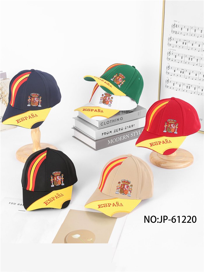 Gorra visera España con bandera lateral