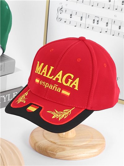Malaga Spain embroidered cap