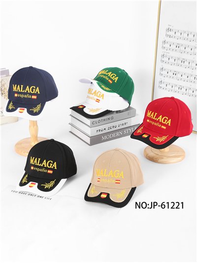 Malaga Spain embroidered cap 2