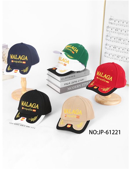 Malaga Spain embroidered cap