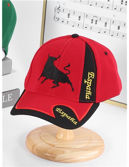 Spain bull embroidered cap