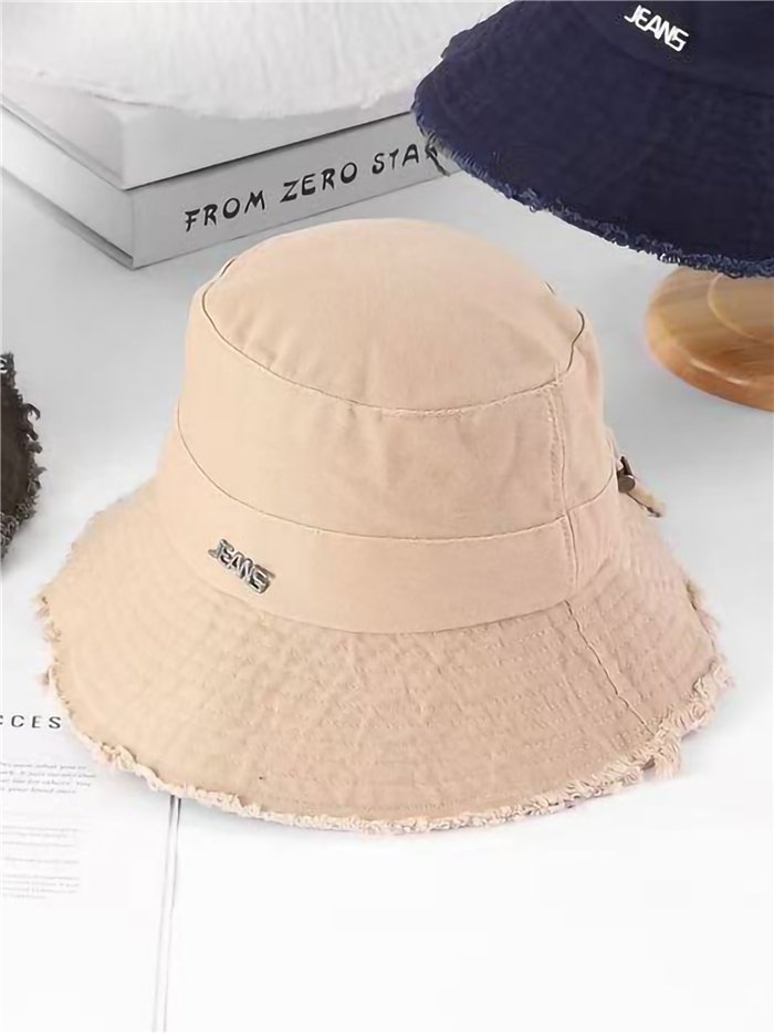 Gorro bucket jeans desflecado