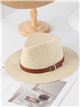 Sombrero panamá con banda trenzada