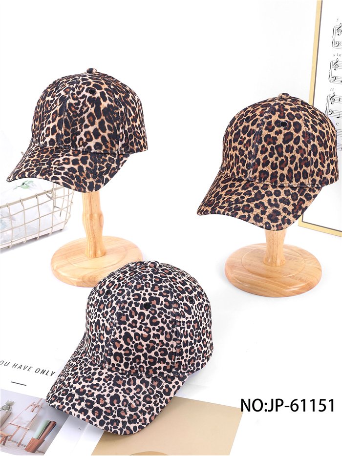 Gorra visera animal print
