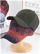 Gorra visera degradada con bordado frontal