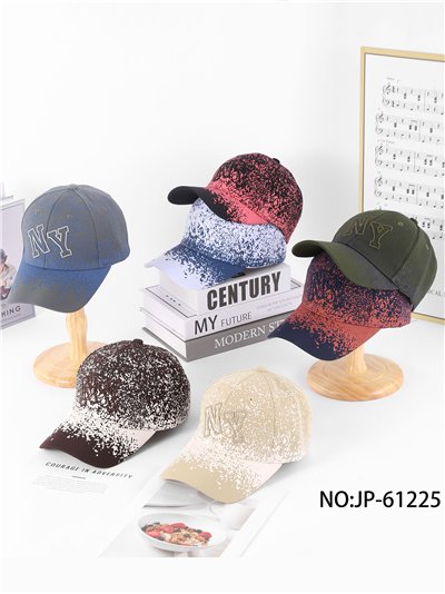 Gorra visera degradada con bordado frontal 2