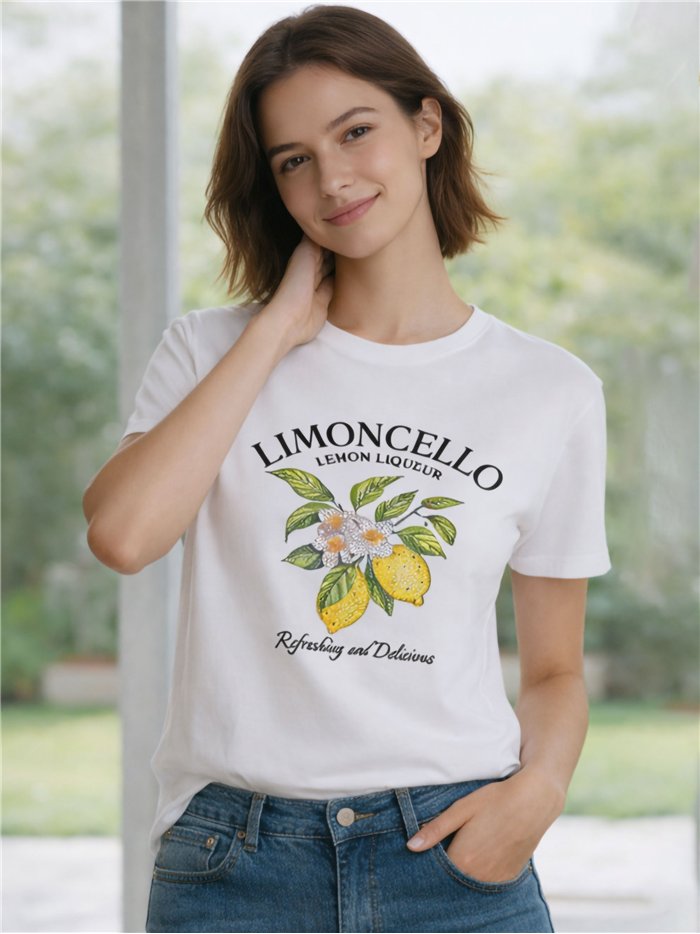 Limoncello-Grafik-T-Shirt