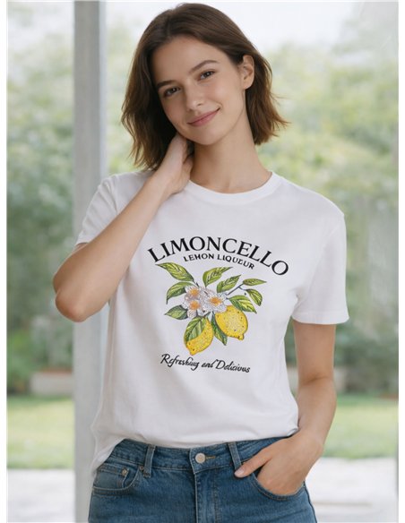Limoncello-Grafik-T-Shirt