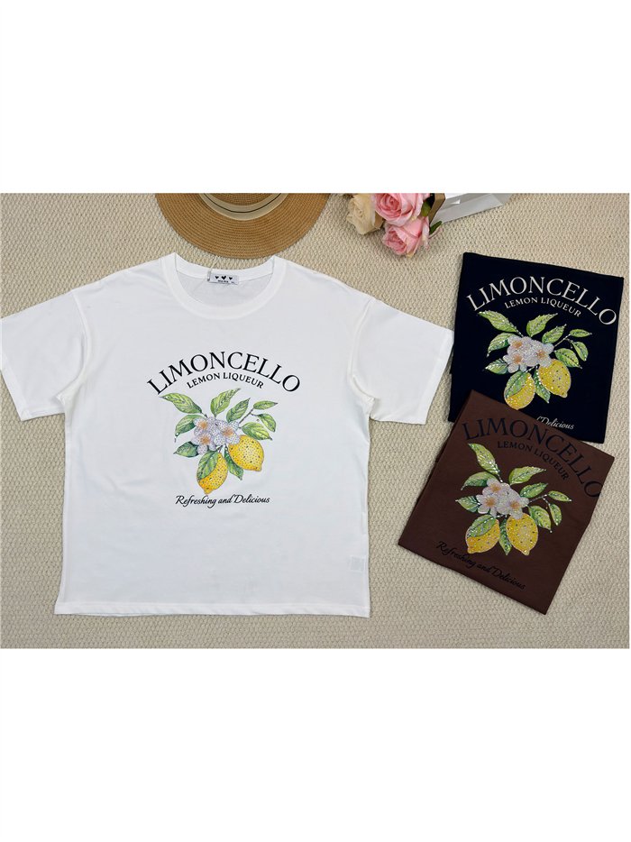 Limoncello-Grafik-T-Shirt