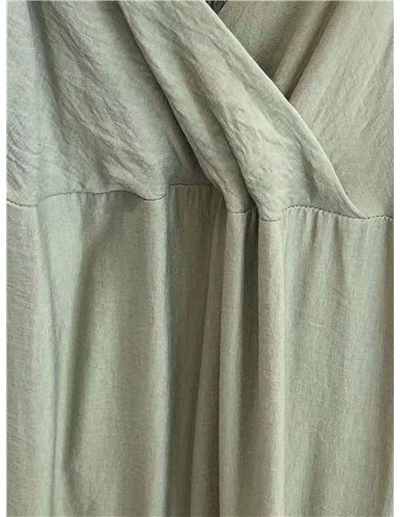 Vestido largo tirantes con vuelo