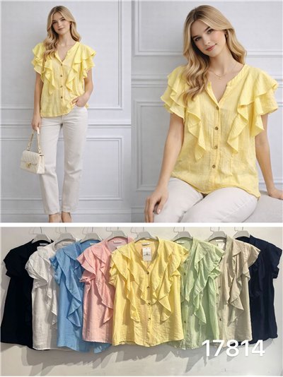 Blusa fluida volante 2