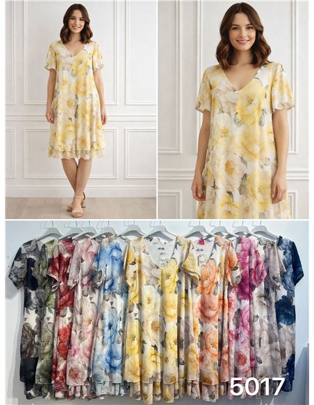 Peony bloom float dress