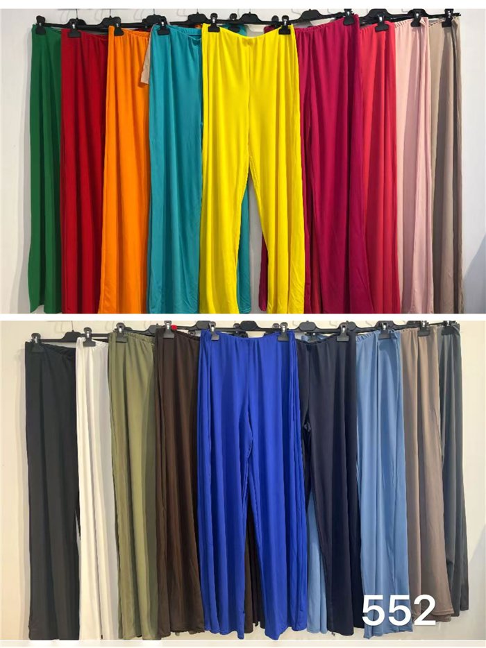 Pantalón lycra recto liso