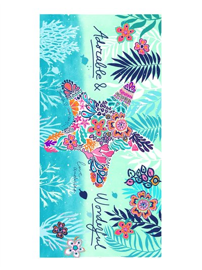 Strandtuch mit Sommermuster