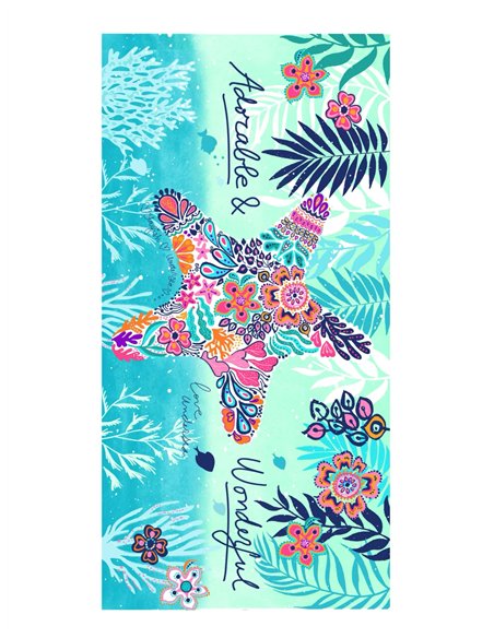 Strandtuch mit Sommermuster