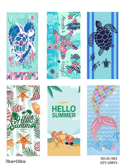 Strandtuch mit Sommermuster 2