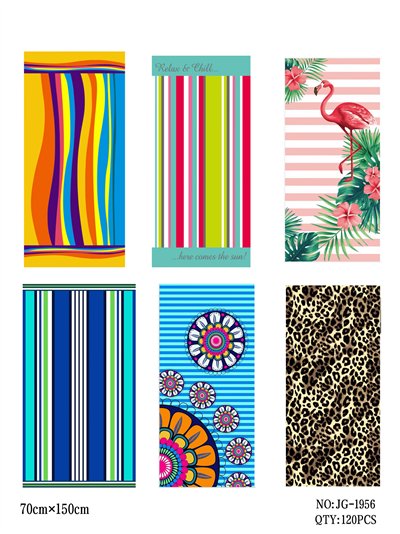 Assorted summer print beach towel 2