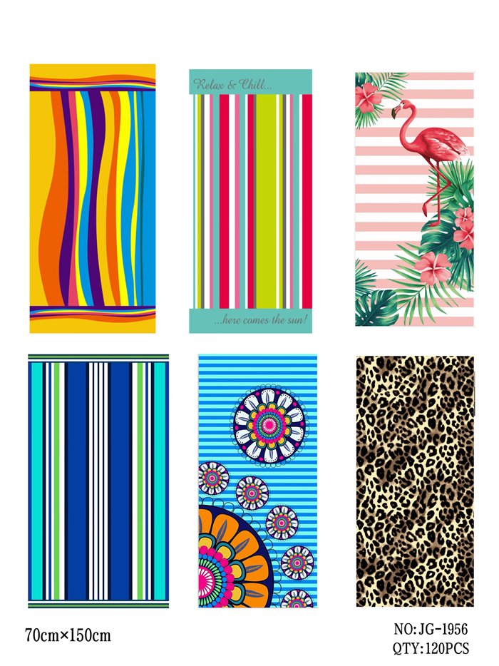 Assorted summer print beach towel