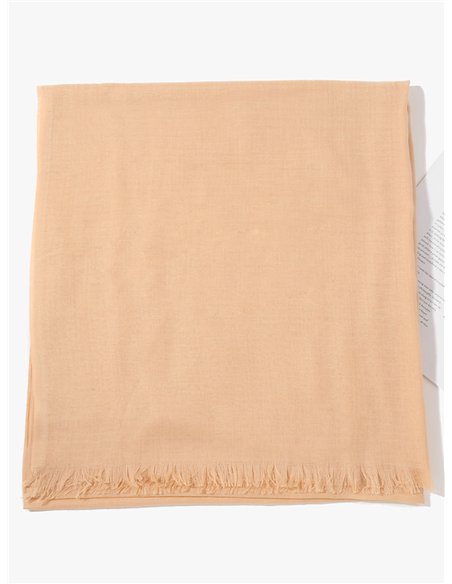 schlichter, ausgefranster Schal