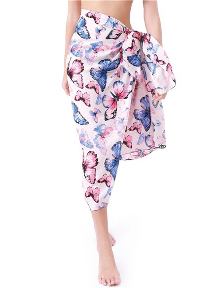 pareô borboleta aquarela