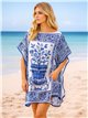 Printed beach kaftan