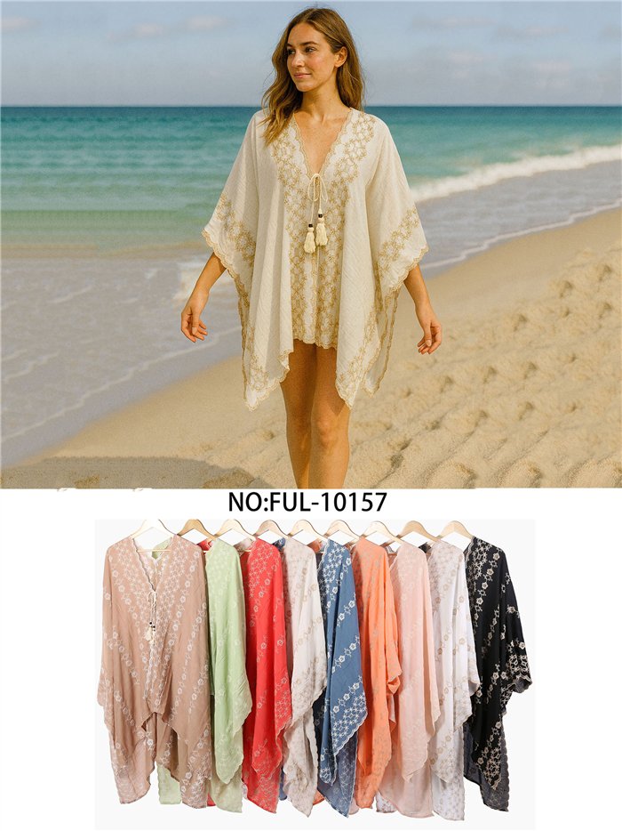 Bloom lace beach kaftan