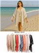 Strandkaftan mit Blumenstickerei
