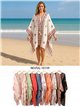 Boho-Strandkaftan mit Blumenmuster