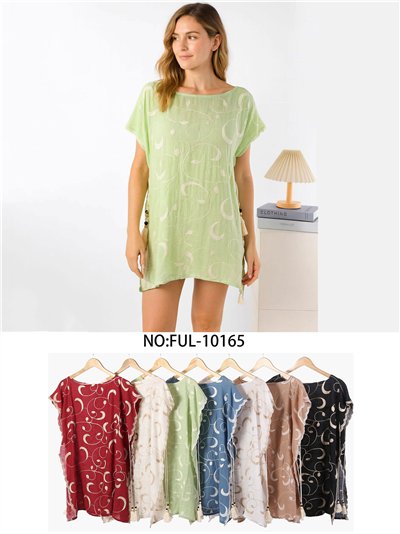 Túnica playera bordado arabesco 2