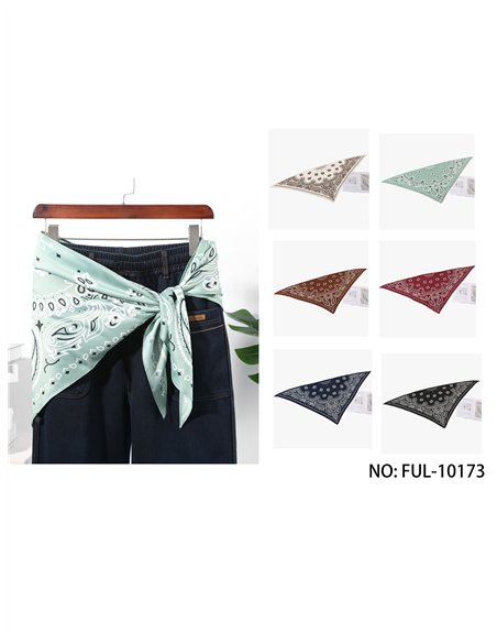 Pañuelo triangular paisley