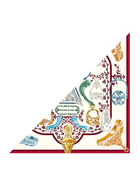 Pañuelo triangular ecuestre