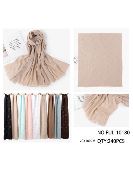 Fular lunares strass